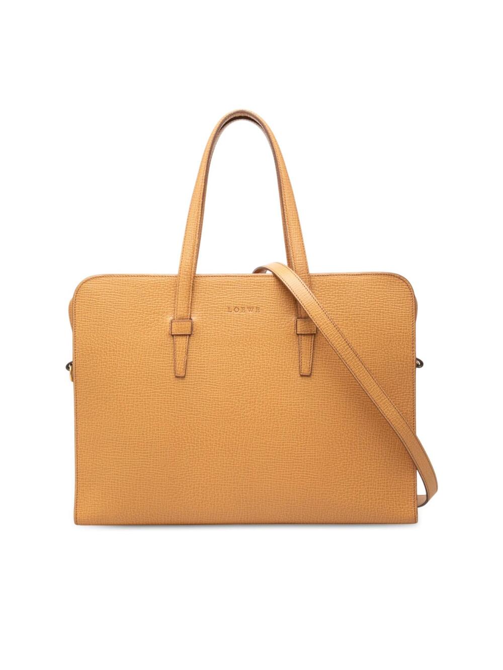 Loewe Textured Leather Business Bag #365200L60B